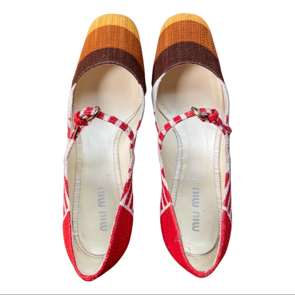 Miu Miu Tela Fiammat Fiam 👠 - Picture 5 of 9